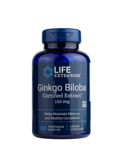 Ginkgo Biloba 120 mg - 365 Units  Life Extension 