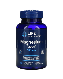 Magnesium Citrate 100mg - 100 Units  Life Extension