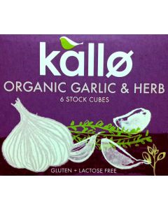 Stock Cubes Garlic & Herb Organic 66gram