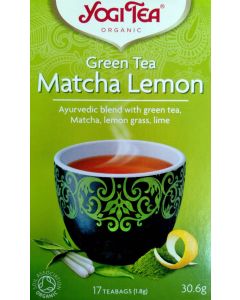 ชาเขียว Green Tea Matcha Lemon Yogi 17 ซองชา