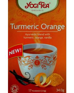 Turmeric Orange Tea Yogi Organic 