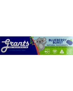 Grants Natural Toothpaste - Blueberry Burst - Vegan 75g