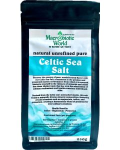 Natural Unrefined Pure - Celtic Sea Salt 250g 