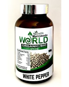 white pepper organic powder