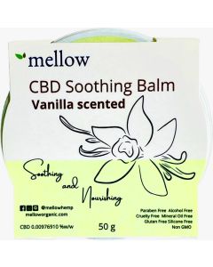 Mellow CBD Soothing Balm Vanilla Scented 