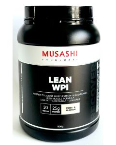 MUSASHI  Lean Protein Isolate  WPI Vanilla Flavour