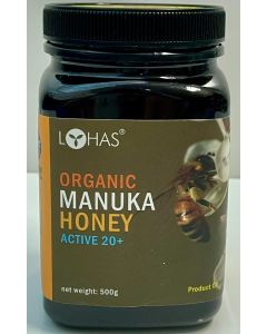 Organic Manuka Honey Active 20+ 500g