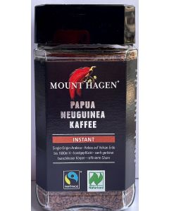 Mount Hagen กาแฟสำเร็จรูปปาปัวนิวกินี ออร์แกนิค 100กรัม