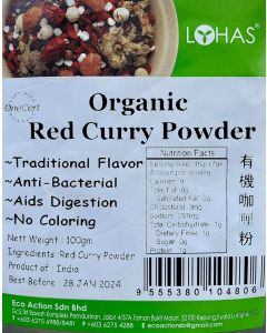 Red Curry Powder Organic 100 g